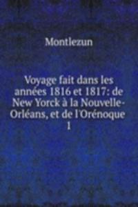 Voyage fait dans les annees 1816 et 1817