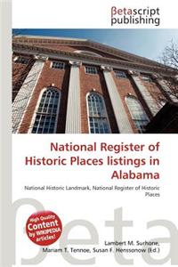 National Register of Historic Places Listings in Alabama