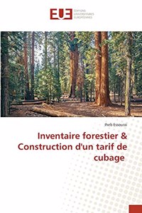 Inventaire forestier & Construction d'un tarif de cubage