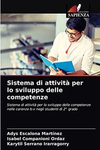 Sistema di attività per lo sviluppo delle competenze