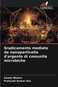 Sradicamento mediato da nanoparticelle d'argento di comunità microbiche