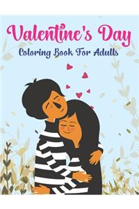 Valentine's Day Coloring Book For Adults