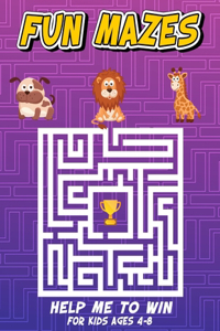 fun mazes Help me to win for kids 4-8