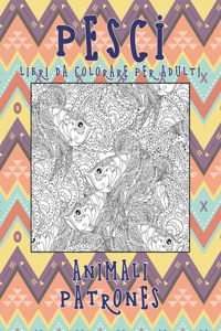 Libri da colorare per adulti - Patrones - Animali - Pesci