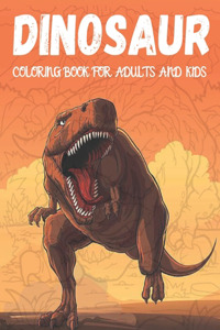 Dinosaur Coloring book for Adults and Kids