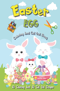 Easter Egg Coloring And Cut Out Book