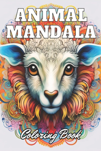 Animal Mandala Coloring Book for Adults