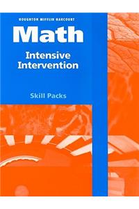 Hsp Math: Intensive Intervention Student Skill Pack Grade 6 2009