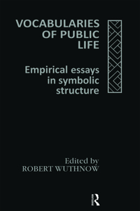 Vocabularies Of Public Life