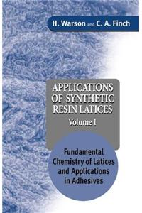 Applications of Synthetic Resin Latices, Set