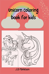 Unicorn Coloring Book for kids