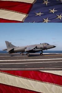 US Navy Aircraft Carrier USS Eisenhower (CVN 69) Sea Harrier on Flight Deck Journal