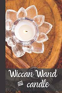 Wiccan Wand and Candle