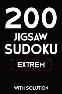 200 Jigsaw Sudoku Extrem With Solution