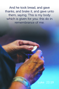 Communion Bulletin: In Remembrance of Me (Package of 100)