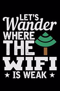 Let's Wander Where the Wifi Is Weak