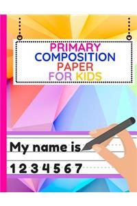 Primary Composition Paper for Kids