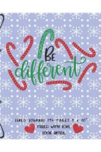 Be Different Filled With Love Lined Journal