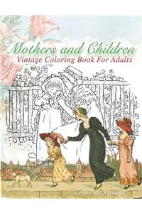 Vintage coloring book for adults