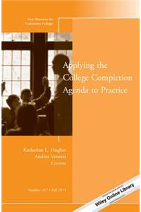 Applying the College Completion Agenda to Practice