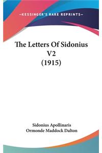 The Letters Of Sidonius V2 (1915)