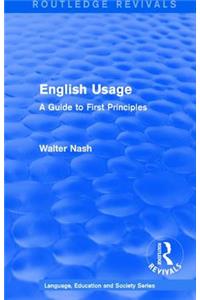 Routledge Revivals: English Usage (1986)