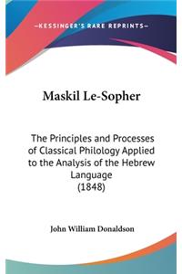 Maskil Le-Sopher