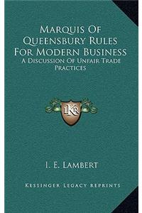 Marquis of Queensbury Rules for Modern Business