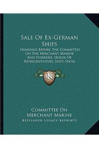 Sale Of Ex-German Ships
