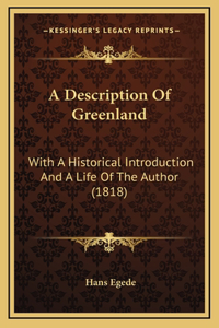 A Description Of Greenland
