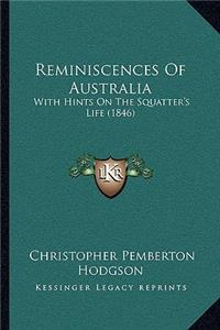 Reminiscences Of Australia