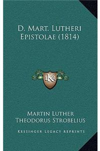 D. Mart. Lutheri Epistolae (1814)
