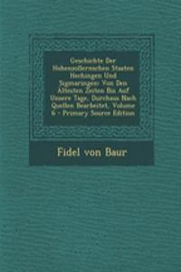 Geschichte Der Hohenzollernschen Staaten Hechingen Und Sigmaringen