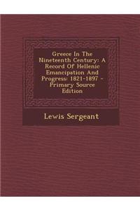 Greece in the Nineteenth Century