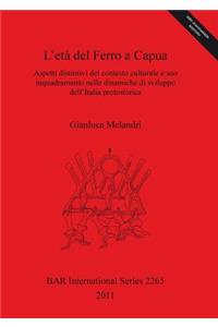L' età del Ferro a Capua Aspetti distintivi del contesto culturale e suo inquadramento nelle dinamiche di sviluppo dell'Italia protostorica