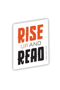Rise Up and Read Sticker