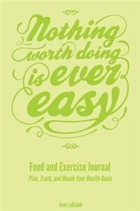 Food and Exercise Journal