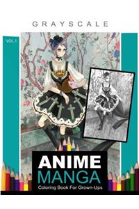 ANIME MANGA Coloring Book for Grown-Ups Vol.1