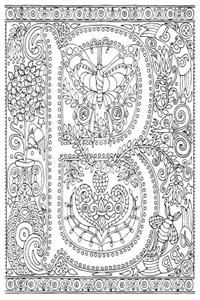 Color My Cover Journal - Creative Alphabet - B