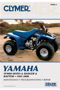 Yamaha YFM80 Moto-4, Badger and Raptor ATV (1985-2008) Service Repair Manual