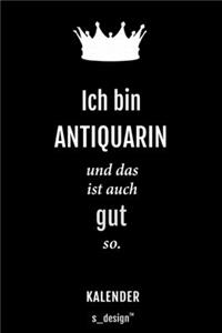 Kalender für Antiquare / Antiquar / Antiquarin