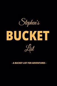 Stephen's Bucket List