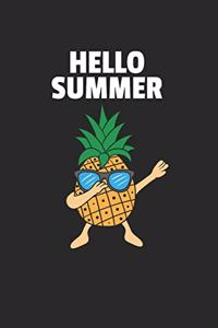 Dabbing Ananas Notizbuch