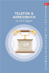 Telefon & Adressbuch mit A-Z Register