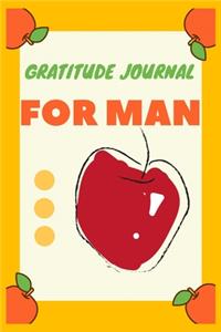 Daily Apple Gratitude Journal for Man