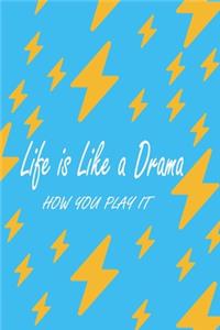 Life is Like a Drama how you play it