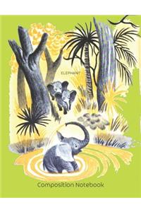 Elephant Composition Notebook