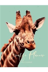 Planner July 2019- June 2020 Giraffe Monthly Weekly Daily Calendar