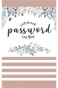 Internet password logbook