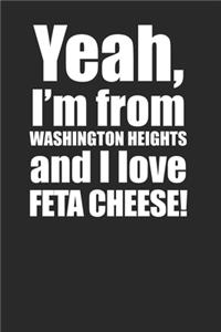 Washington Heights Feta Cheese Lover 120 Page Notebook Lined Journal